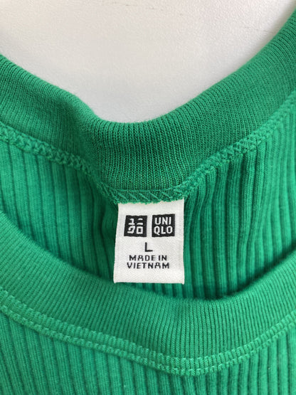 UNIQLO/ユニクロ/タンクトップ/トップス/グリーン/L