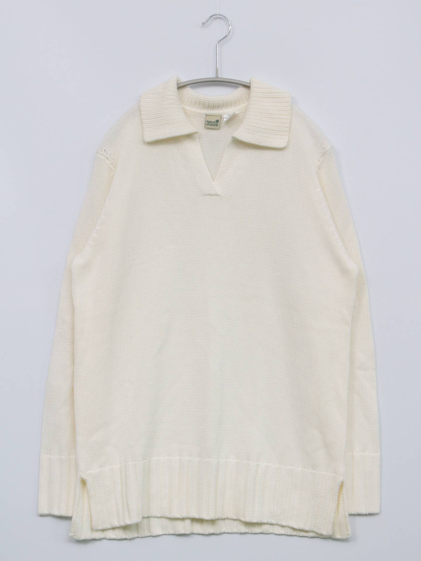 ニット/セーター/トップス/ホワイト/38/40