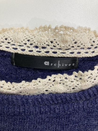 archives/アルシーヴ/Tシャツ/カットソー/トップス/ネイビー/M