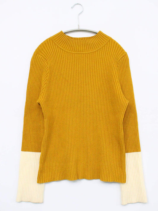Thevon./ザボン/ニット/セーター/トップス/イエロー/F
