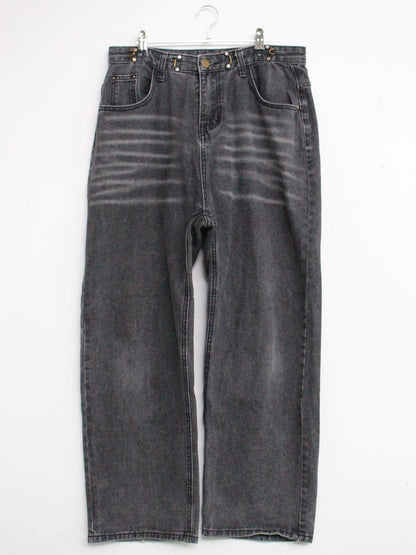 デニムパンツ/パンツ/ブラック/M