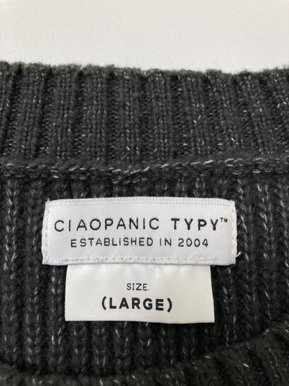 CIAOPANIC TYPY/チャオパニックティピー/ニット/セーター/トップス/ブラック/LARGE