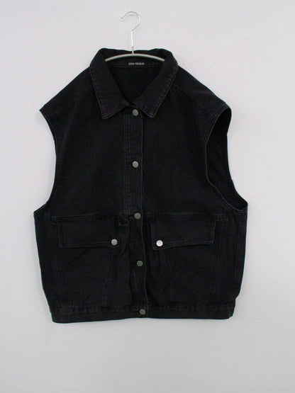 SPRAY PREMIUM/スプレイプレミアム/ベスト/トップス/ブラック