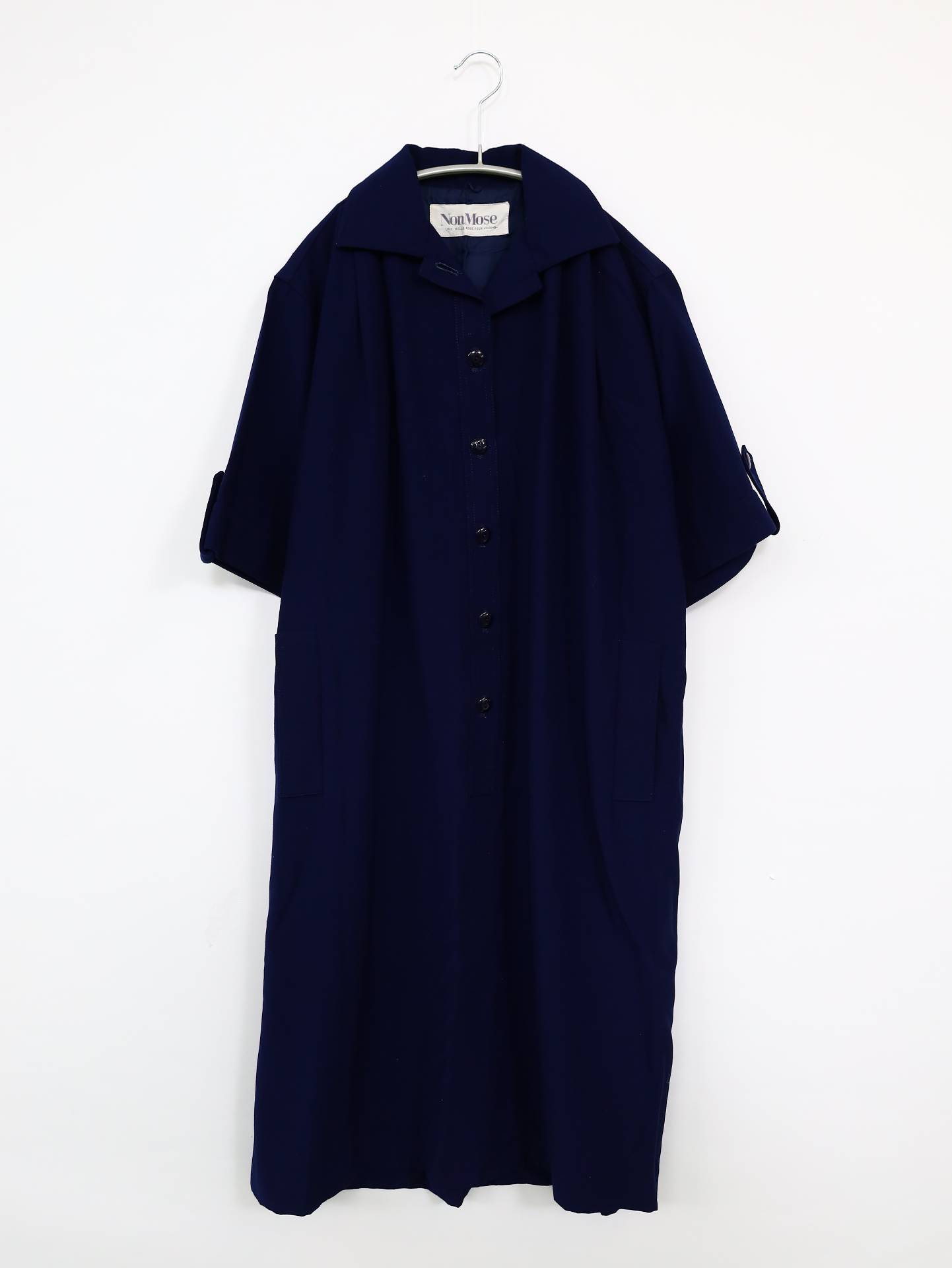 NonMose/シャツワンピース/ワンピース/ドレス/ブルー/S