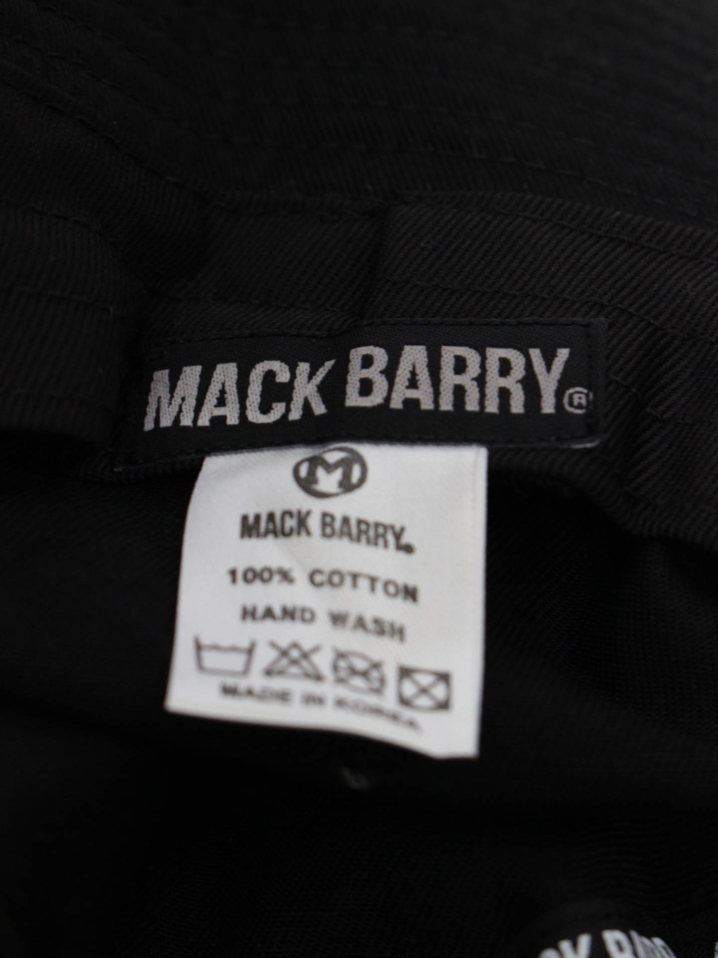 MACK BARRY/バケットハット/帽子/ブラック