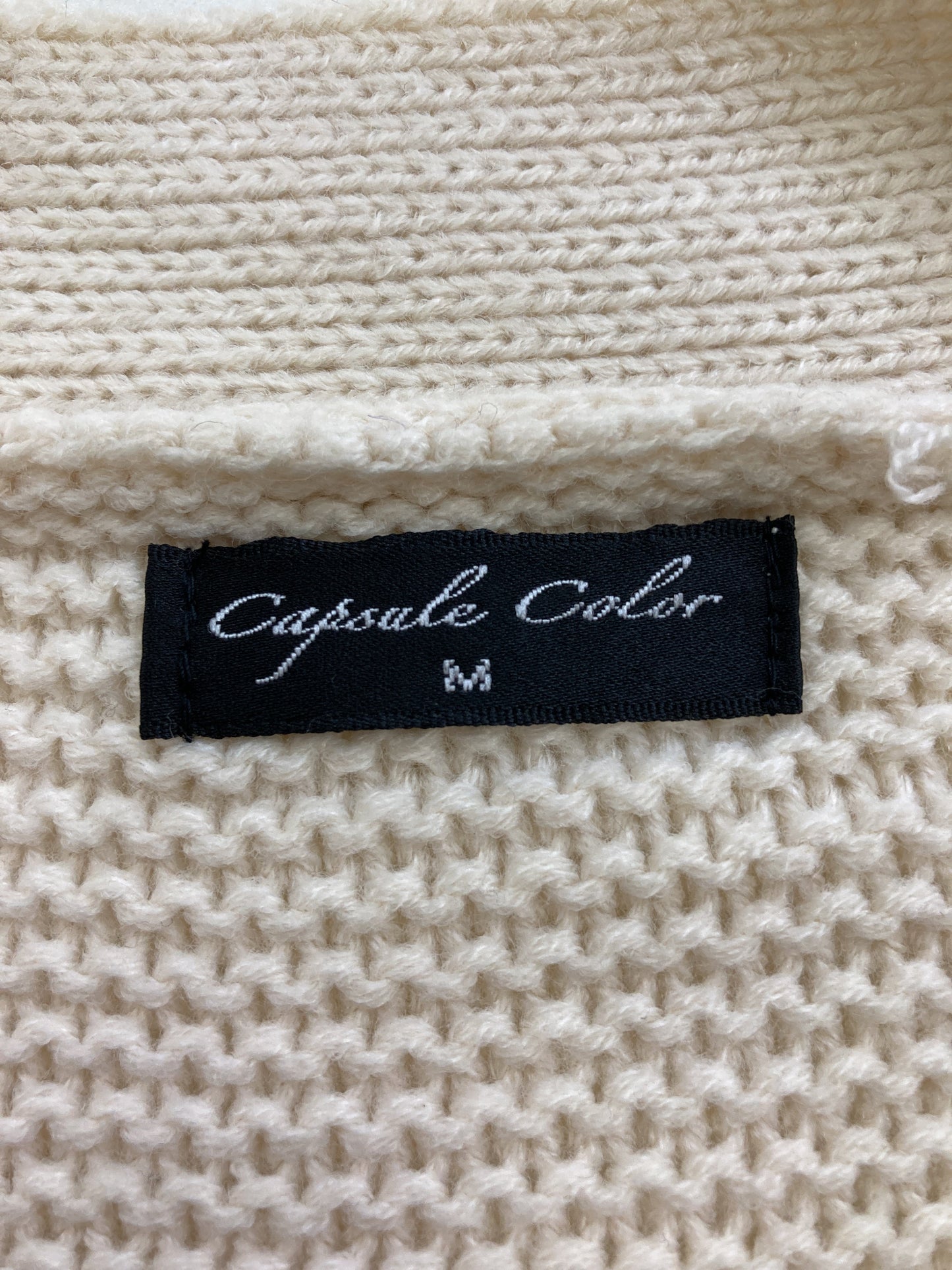 Capsule Color/カーディガン/ボレロ/トップス/アイボリー/M