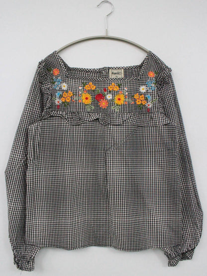 homble/Tシャツ/カットソー/トップス/グレー/ONE