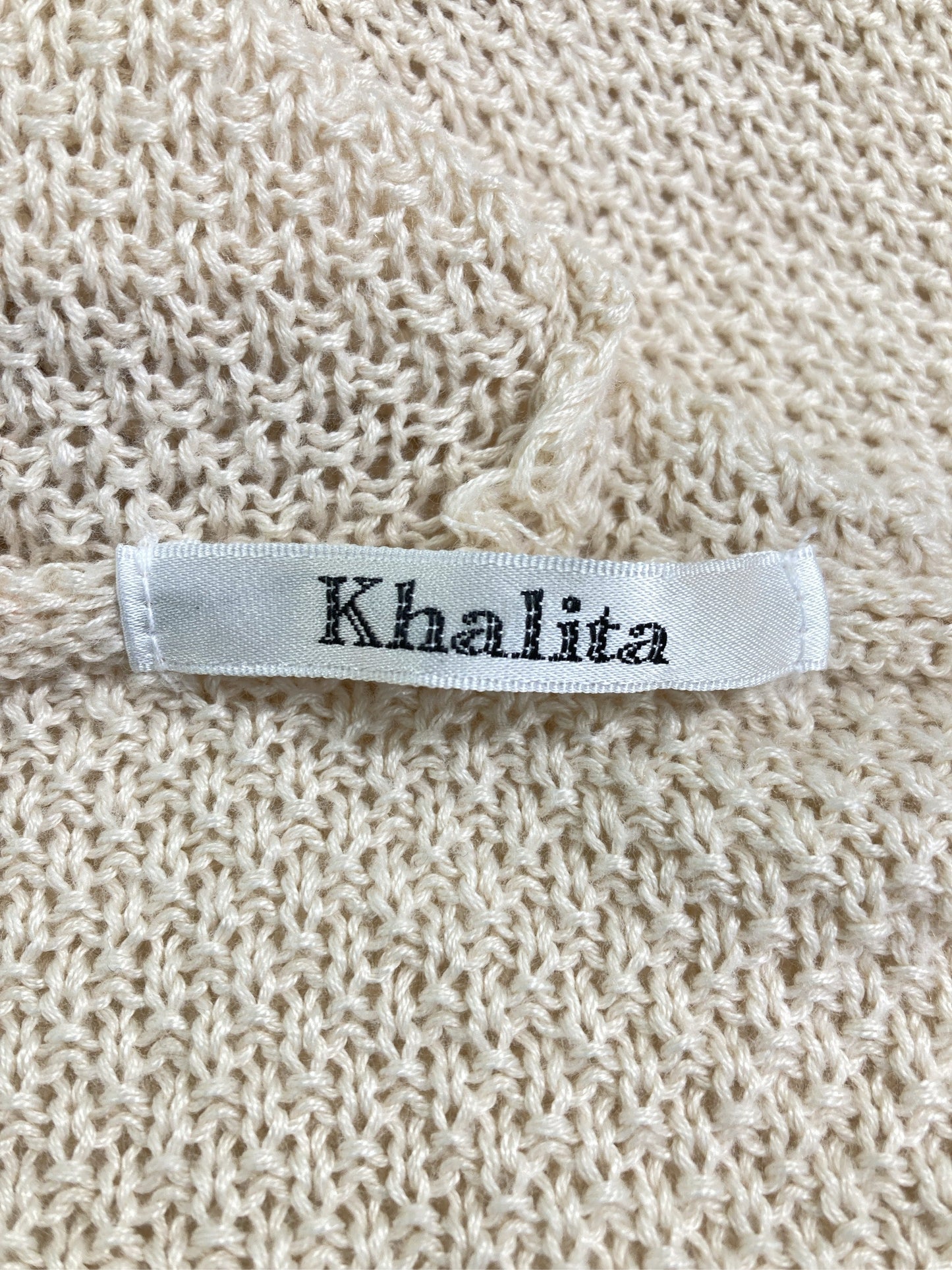 KHALITA/ハリータ/カーディガン/ボレロ/トップス/ベージュ/L
