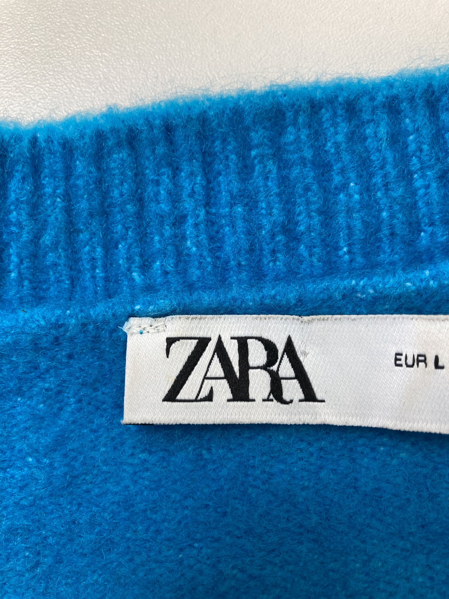 ZARA/ザラ/ニット/セーター/トップス/ブルー/L