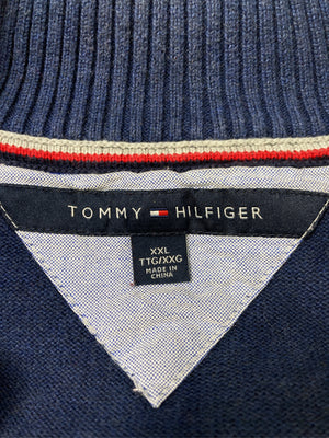 TOMMY HILFIGER/トミーヒルフィガー/ニット/セーター/トップス/ネイビー/XXL