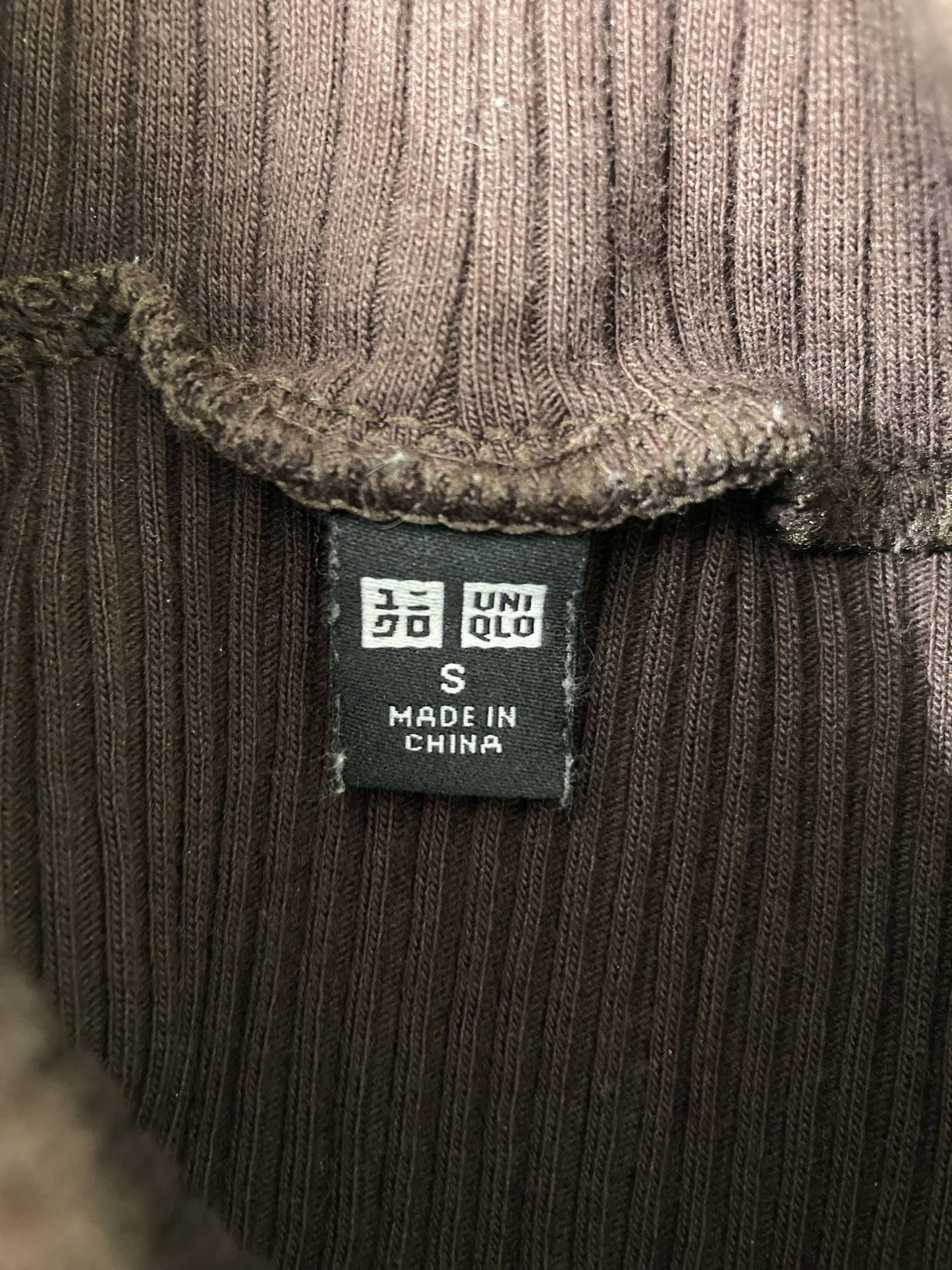 UNIQLO/ユニクロ/ニット/セーター/トップス/ブラウン/S