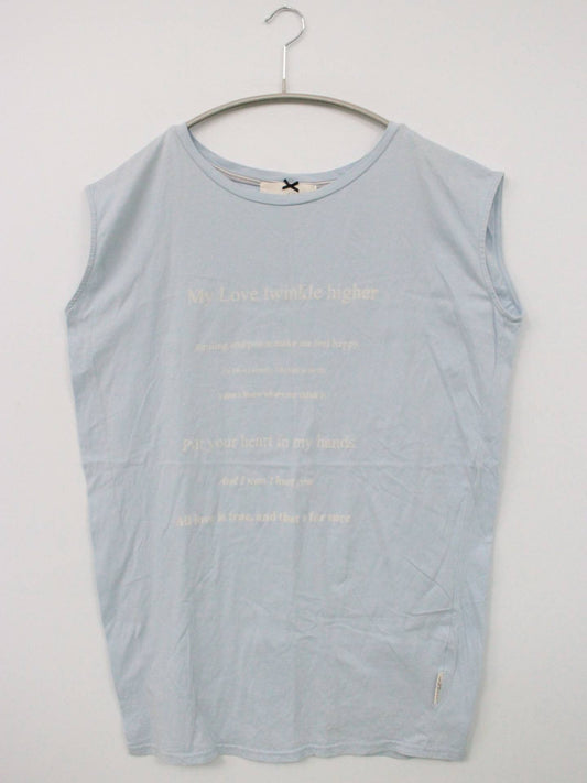 Supreme.La.La./ノースリーブ/トップス/スカイブルー/M