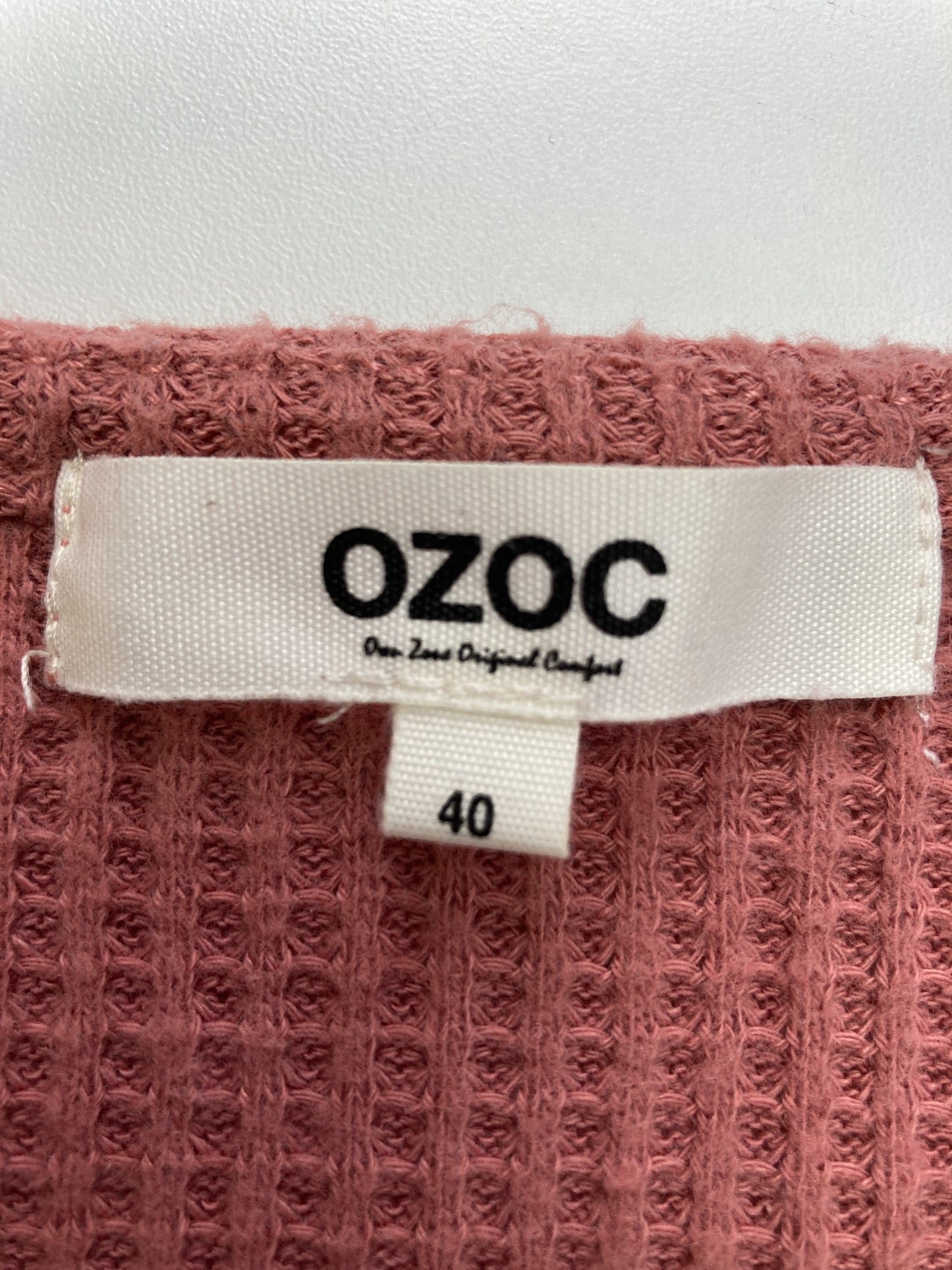 OZOC/オゾック/ニット/セーター/トップス/ピンク/40