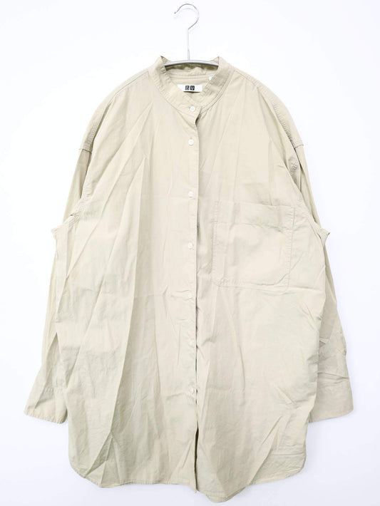 UNIQLO/ユニクロ/シャツ/ブラウス/トップス/ベージュ/M