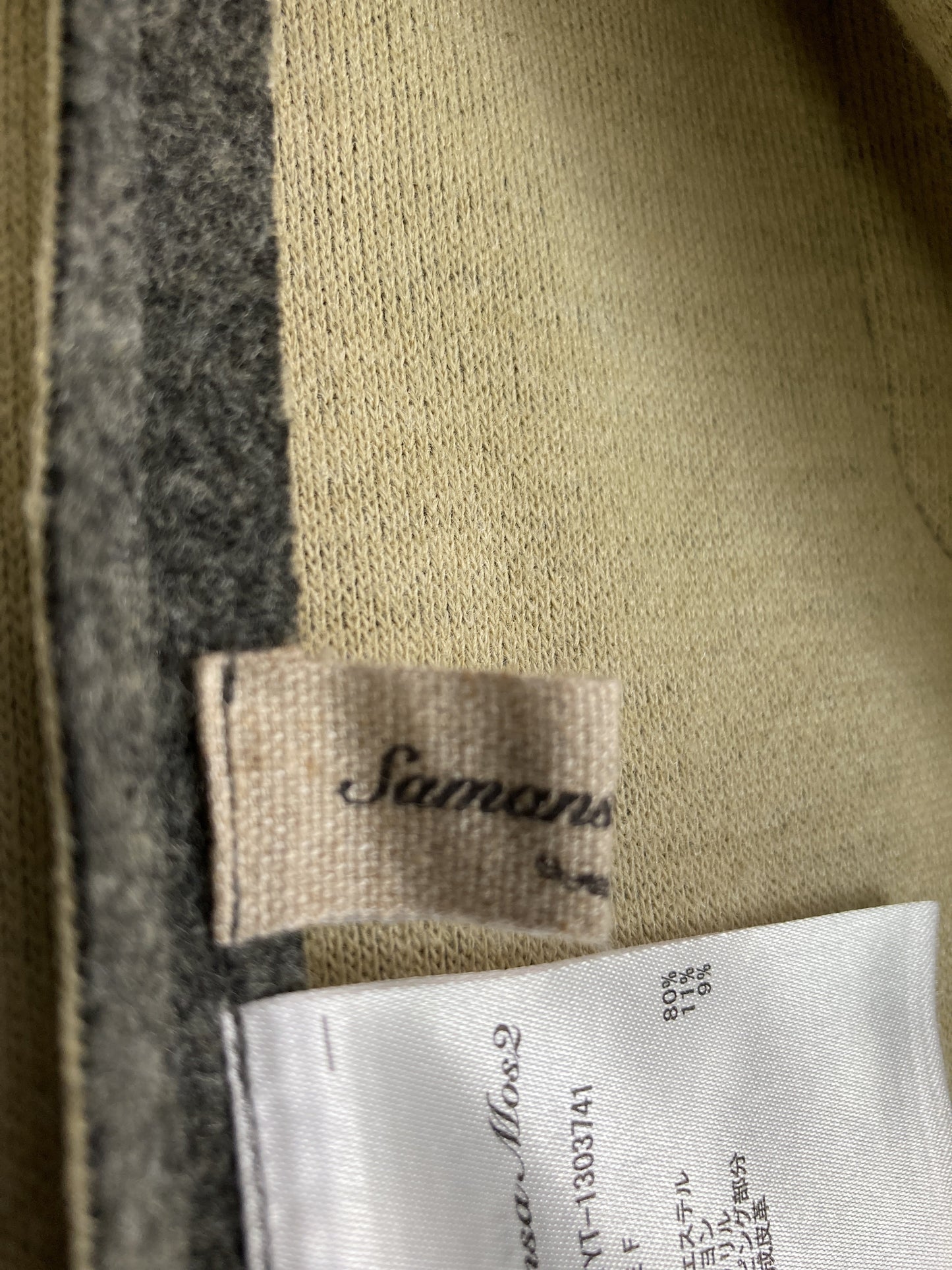 Samansa Mos2/サマンサモスモス/ノーカラーコート/ジャケット/アウター/グレー/F