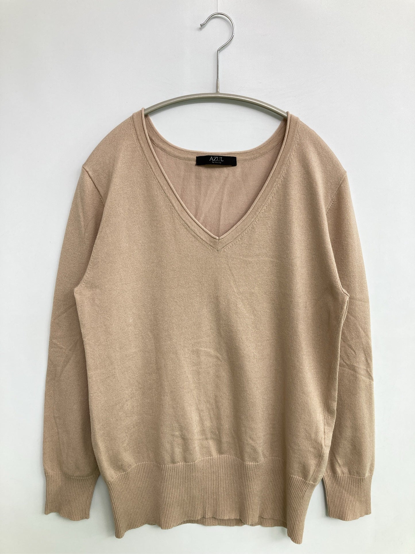 AZUL/アズール/ニット/セーター/トップス/ベージュ/S