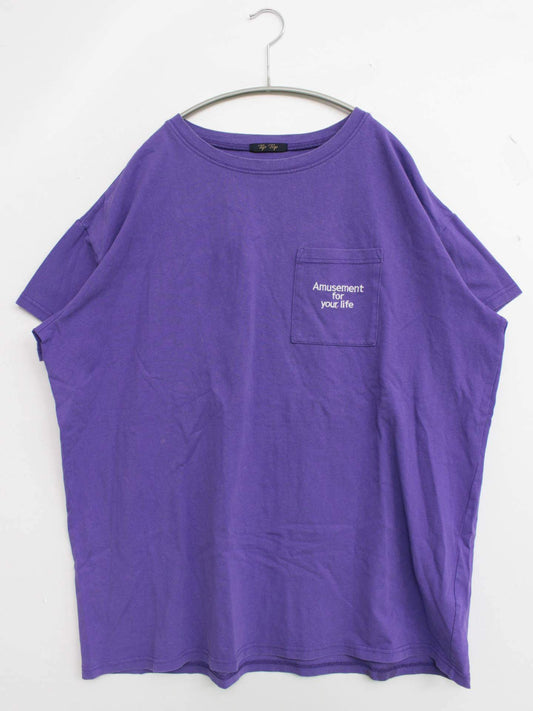 TipTop/Tシャツ/カットソー/トップス/パープル/F
