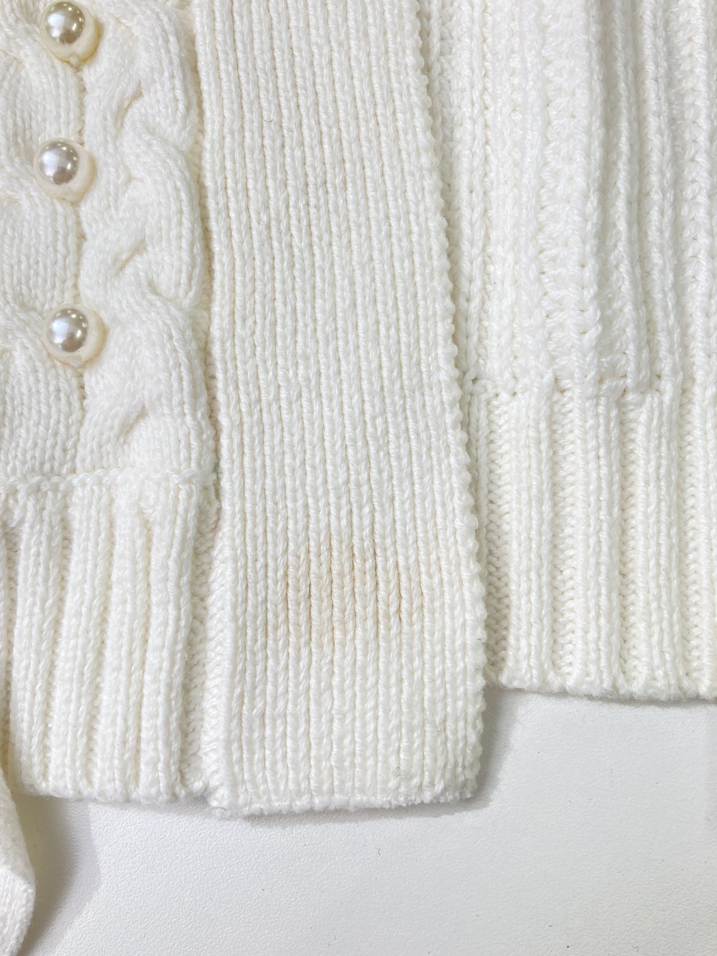 euelyn/カーディガン/ボレロ/トップス/ホワイト/F