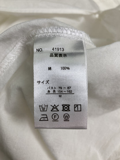 a.g.plus/シャツワンピース/ワンピース/ドレス/ホワイト/M