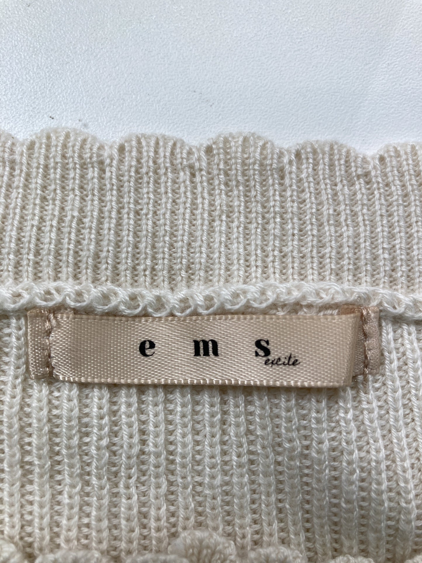 ems/エムズエキサイト/カーディガン/ボレロ/トップス/ホワイト/F