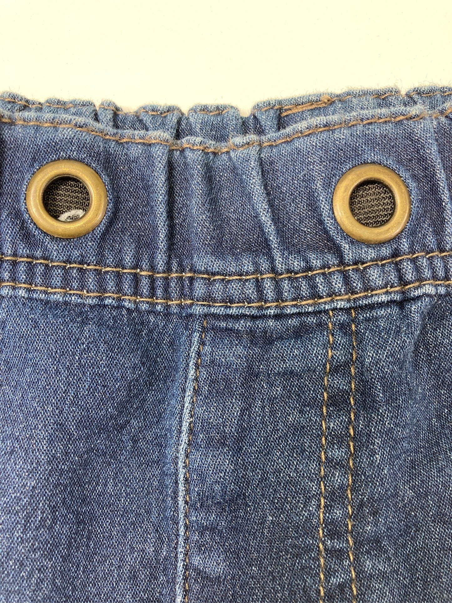 デニムパンツ/パンツ/ブルー/LL