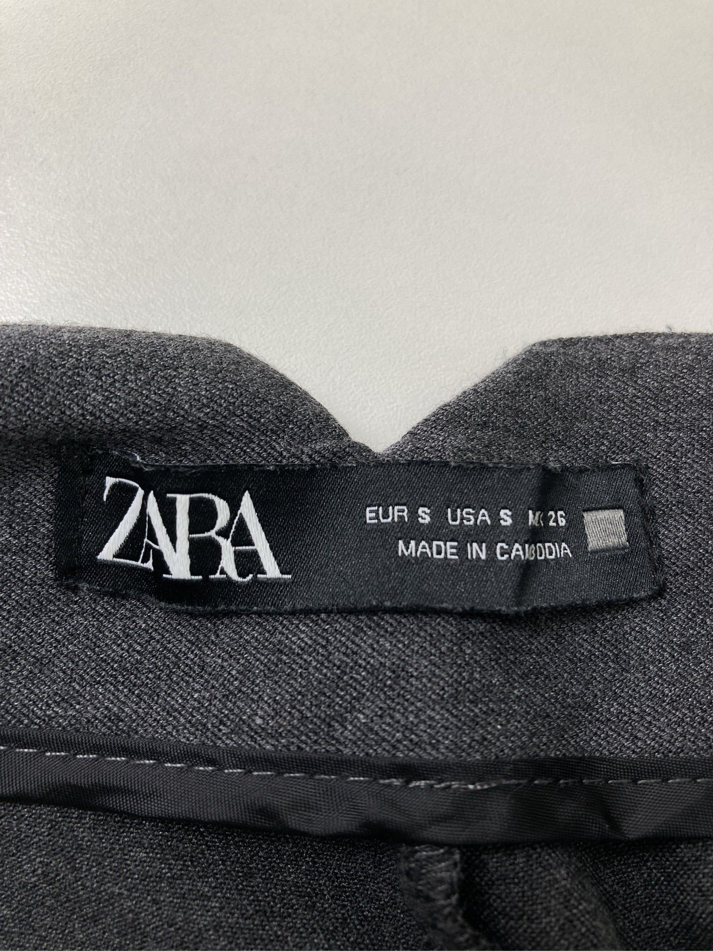ZARA/ザラ/スラックス/パンツ/グレー/S