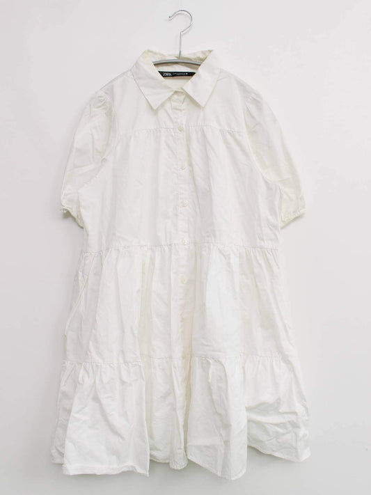 ZARA/ワンピース/ワンピース/ドレス/ホワイト/XS
