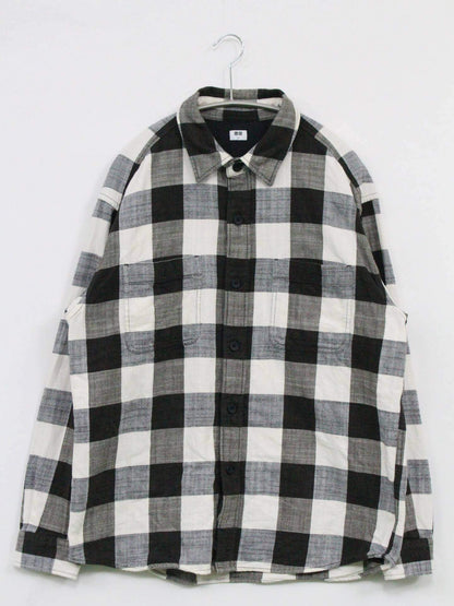 UNIQLO/ユニクロ/シャツ/ブラウス/トップス/ブラック/L