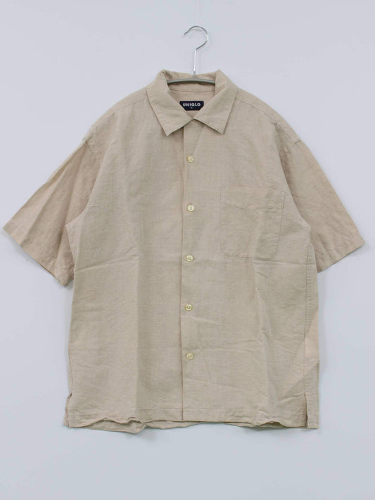 UNIQLO/ユニクロ/シャツ/ブラウス/トップス/ベージュ/S