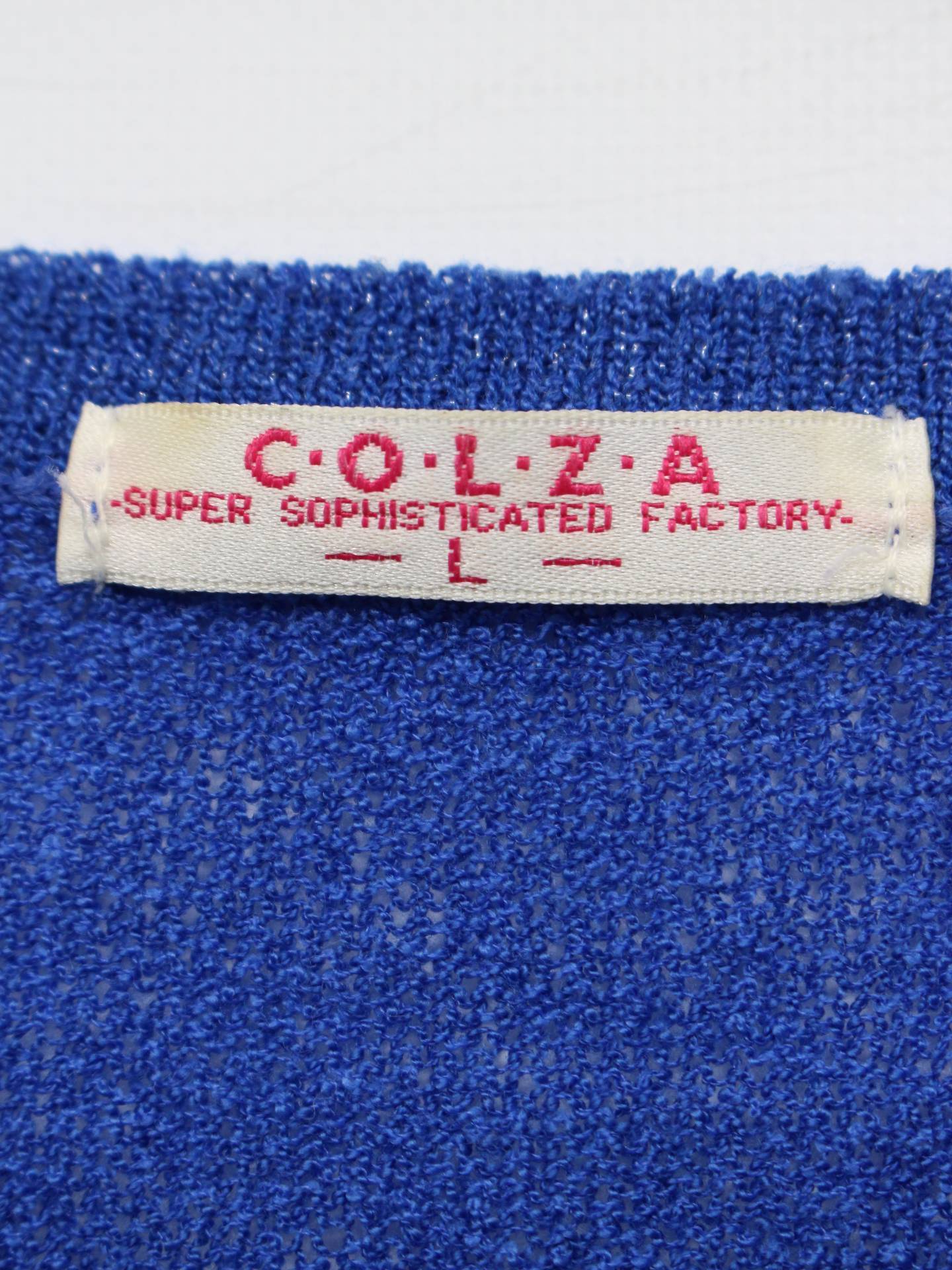 C・O・L・Z・A/カーディガン/ボレロ/トップス/ブルー/L