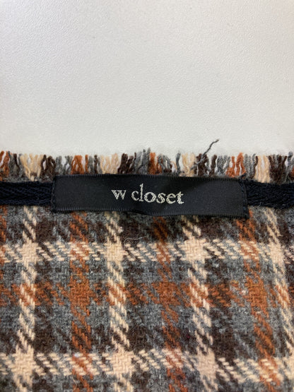 w closet/ダブルクローゼット/ベスト/トップス/ブラウン/F