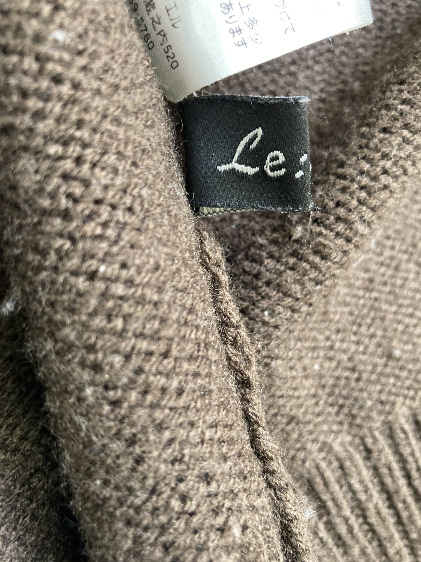 Le:ciel/ニット/セーター/トップス/ブラック