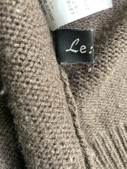 Le:ciel/ニット/セーター/トップス/ブラック