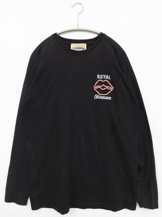 ROYAL OKINAWA/Tシャツ/カットソー/トップス/ブラック/M