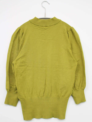 SLY/スライ/ニット/セーター/トップス/イエロー/FREE