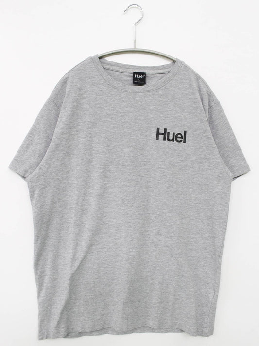 Huel/Tシャツ/カットソー/トップス/グレー/L