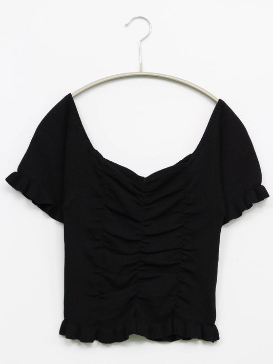 17kg/Tシャツ/カットソー/トップス/ブラック