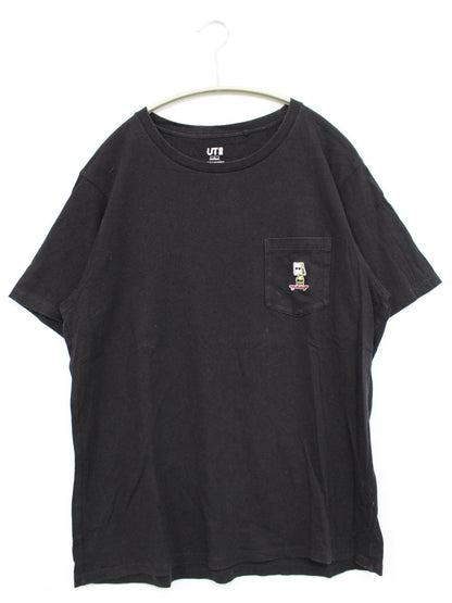 UNIQLO/ユニクロ/Tシャツ/カットソー/トップス/ブラック/L