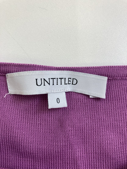UNTITLED/Tシャツ/カットソー/トップス/パープル/0
