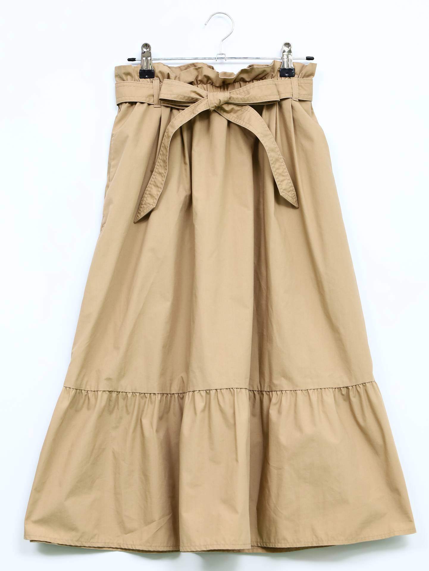 UNIQLO/ユニクロ/ロングスカート/スカート/ベージュ/ウエスト63-69cm ヒップ88-94cm
