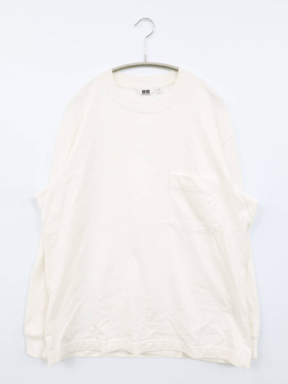 UNIQLO/ユニクロ/Tシャツ/カットソー/トップス/ホワイト/M