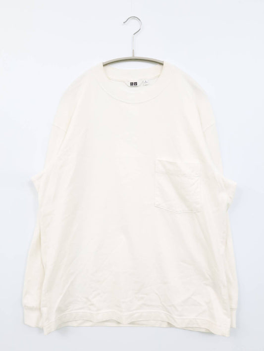 UNIQLO/ユニクロ/Tシャツ/カットソー/トップス/ホワイト/M