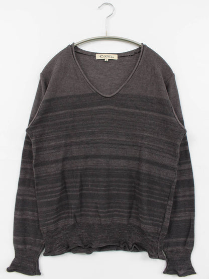 ニット/セーター/トップス/グレー/M