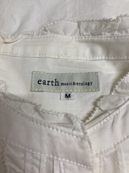 earth music&ecology/アースミュージックアンドエコロジー/シャツ/ブラウス/トップス/ホワイト/M
