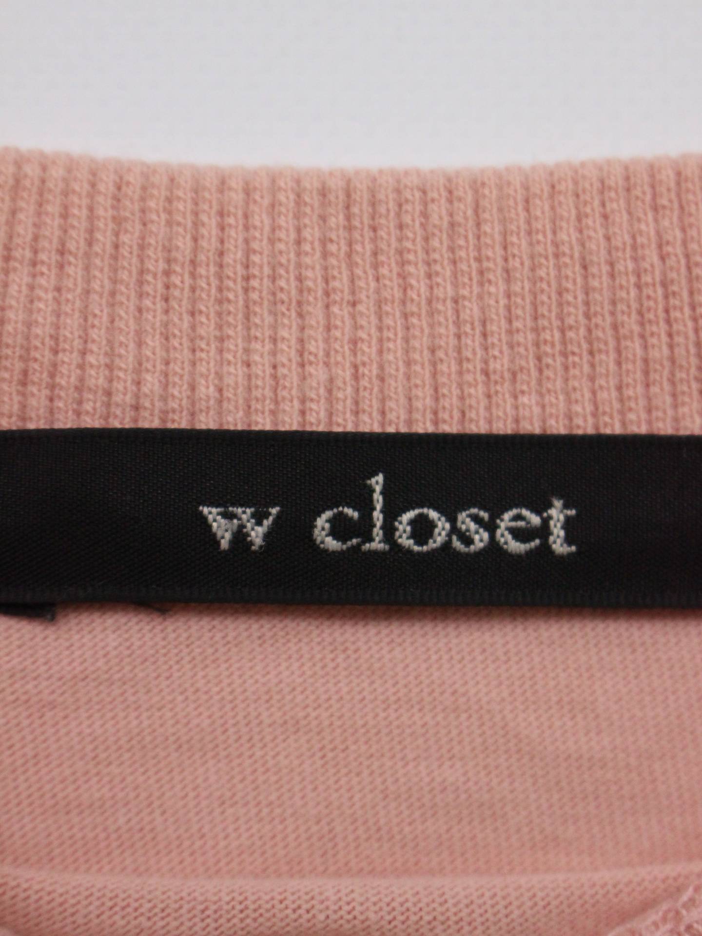 w closet/ダブルクローゼット/Tシャツ/カットソー/トップス/ピンク/F