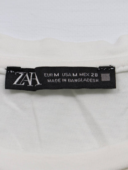 ZARA/ザラ/Tシャツ/カットソー/トップス/ホワイト/M
