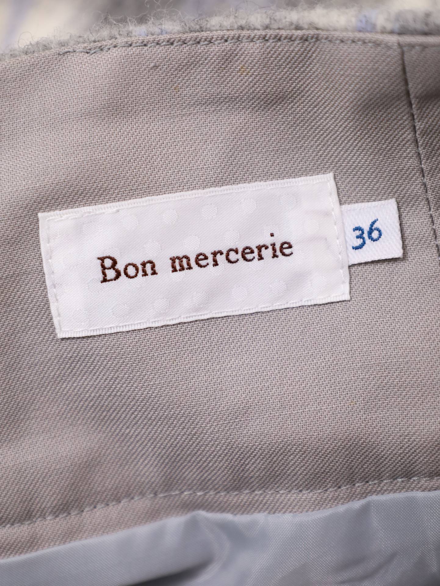 Bon mercerie/スラックス/パンツ/グレー/36