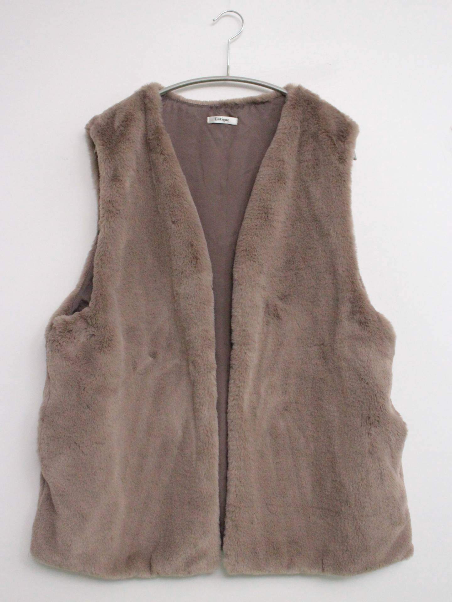 Luti que/ルティーク/ベスト/トップス/ベージュ/M