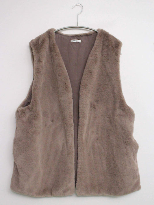 Luti que/ルティーク/ベスト/トップス/ベージュ/M