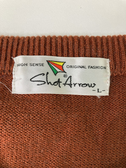 shot arrow/ニット/セーター/トップス/ブラウン/L